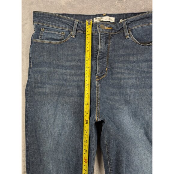 Levis Signature Jeans Womens Size 16L Denim Totally Shaping High Rise Skinny - Picture 5 of 10
